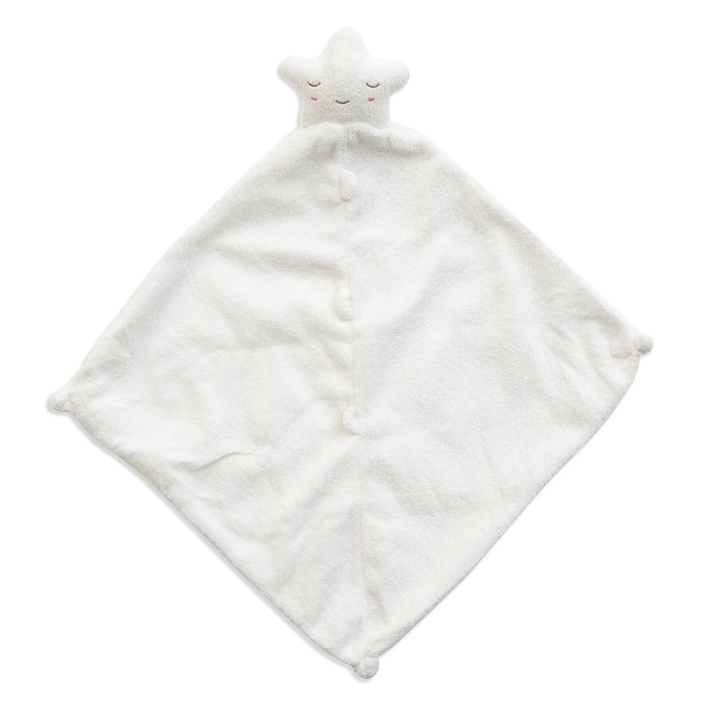 NWT: SET OF TWO Angel Dear White Star Blankies